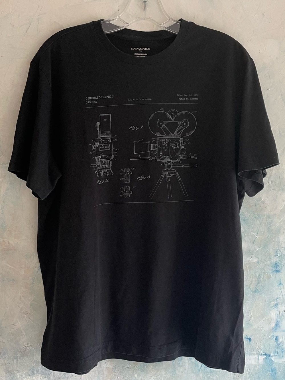 Graphic Tee Movie Maker Cinematography Black Banana Republic Large